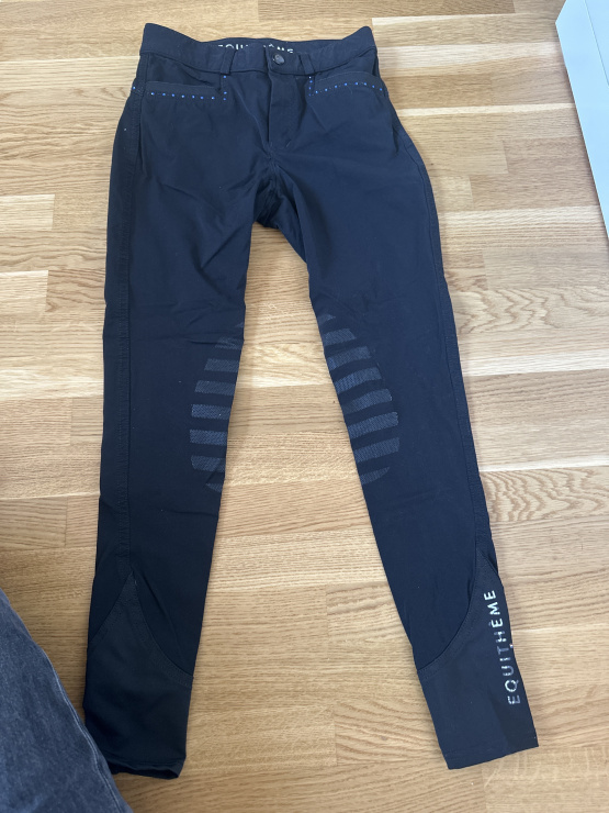 Pantalon équitation Equitheme noir (14 ans) occasion