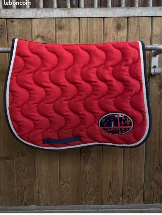 Tapis de selle  jump’in rouge (cheval) occasion