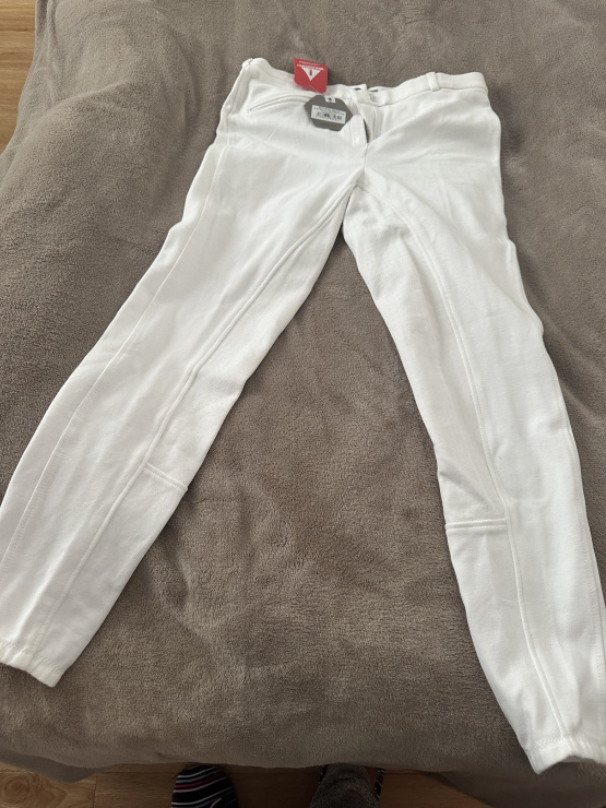 Pantalon concours équitation Horze blanc (38) neuf occasion