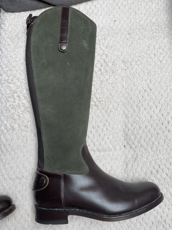 Bottes équitation El Estribo cuir marron T37 occasion