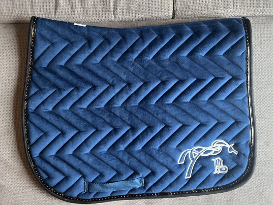 Tapis de selle Pénélope Leprevost bleu (cheval) occasion