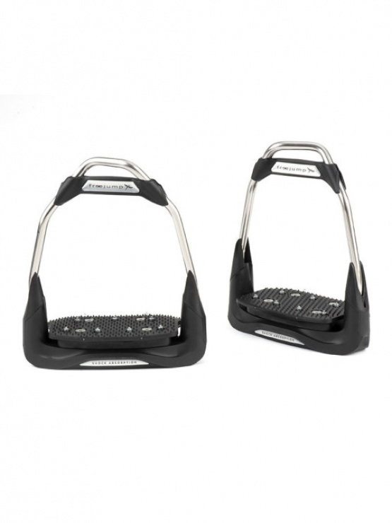 Etriers Freejump stirrups airS noir (neuf) occasion