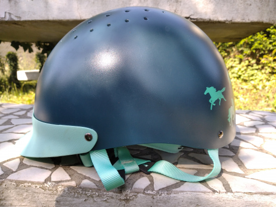 Casque Fouganza bleu (55-58) occasion