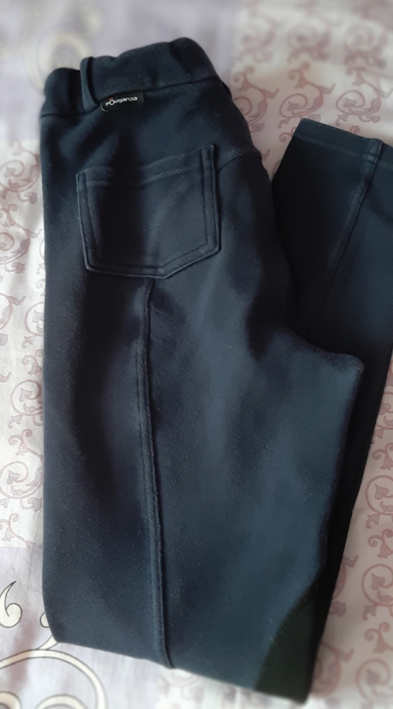 Pantalon équitation Fouganza bleu (14 ans) occasion