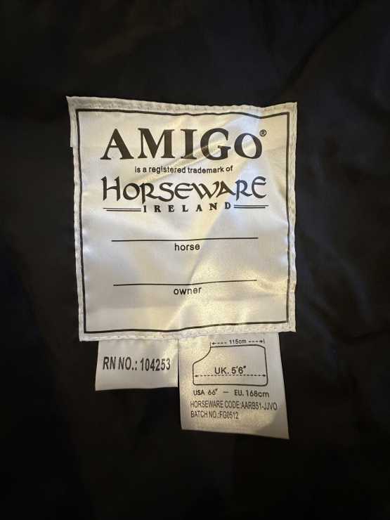 Couverture Horseware Amigo 115 cm (neuf) occasion