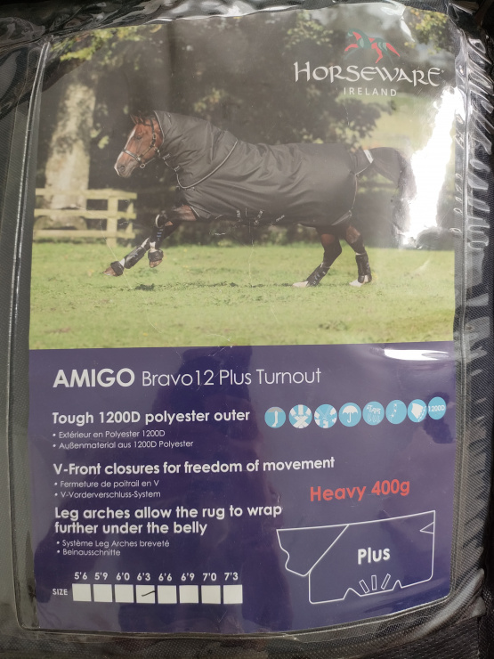 Couverture Horseware amigo 145 cm (neuf) occasion