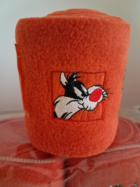 Bandes de polo Looney Tunes X4 orange (cheval) neuf occasion