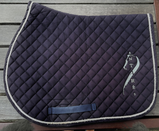 Tapis de selle Antares bleu marine occasion