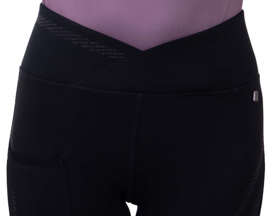 Legging équitation QHP Raquel noir (40) neuf occasion