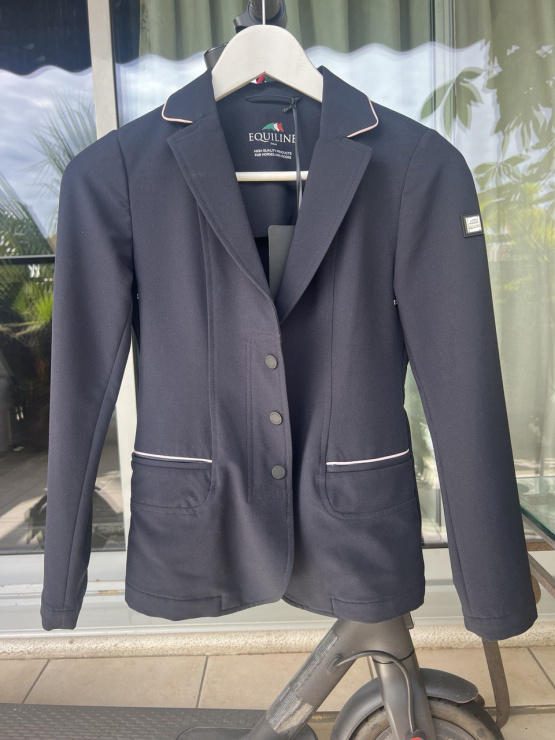 veste de concours Equiline bleu (12 ans) neuf occasion