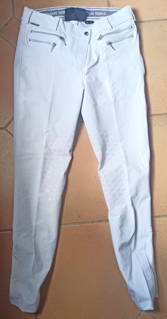 Pantalon Equitation Mountain Horse blanc  T42 (neuf) occasion