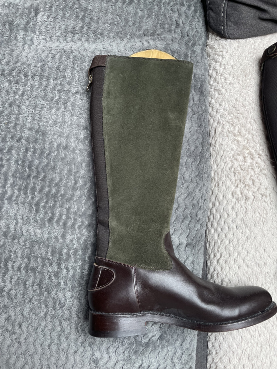 Bottes équitation El Estribo cuir marron T37 occasion