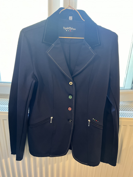 Veste concours Equithème bleu T38 occasion