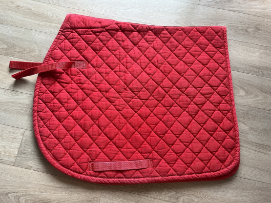 Tapis de selle rouge (Poney) occasion