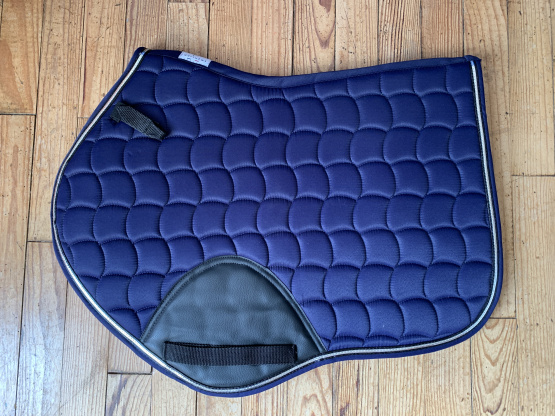 Tapis de selle Equithème bleu occasion