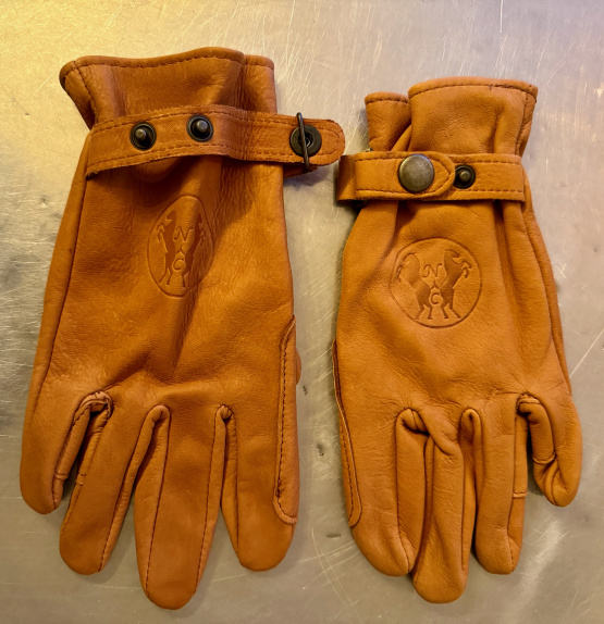 Gants équitation cuir tabac (XL) neuf occasion