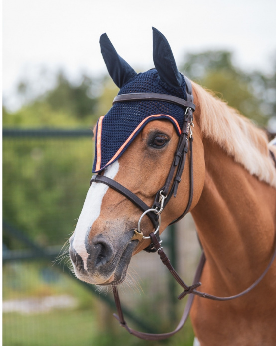 Bonnet équitation long Gem bleu (cheval) neuf occasion