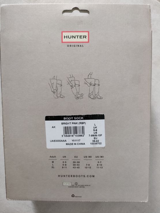 Chaussettes Hunter (38-42) neuf occasion