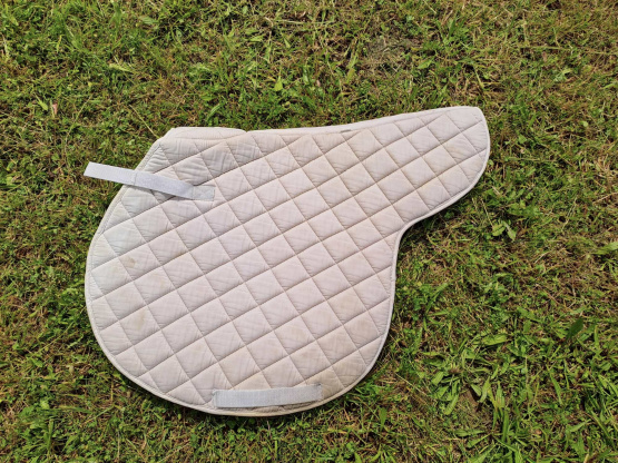 tapis de selle blanc occasion