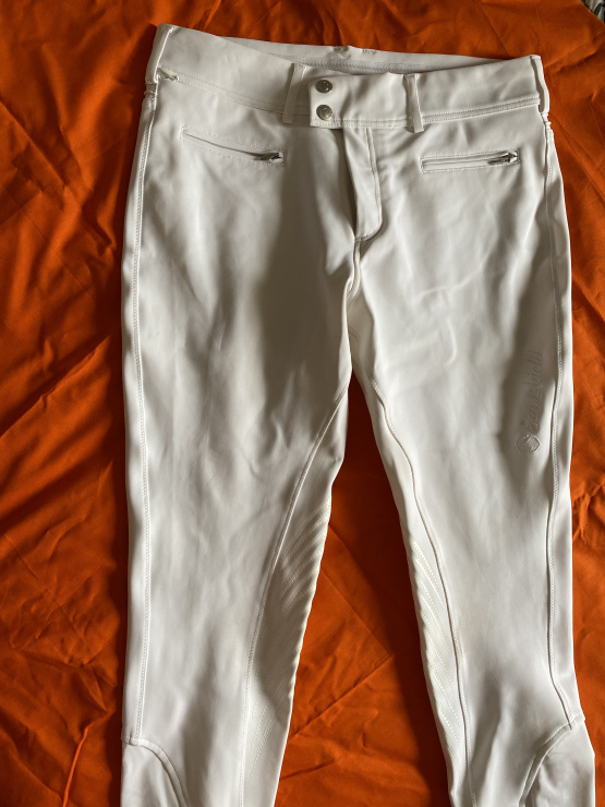 Pantalon équitation Samshield T40 blanc occasion