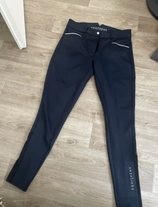 Pantalon Equithème bleu T44 (neuf) occasion