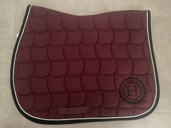 Tapis de selle Harcour bordeaux occasion