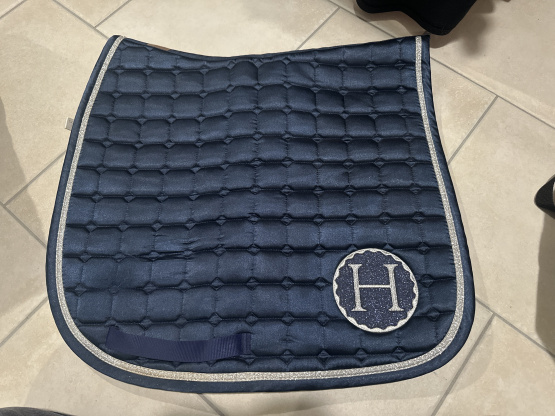 Tapis de selle Harcour bleu occasion