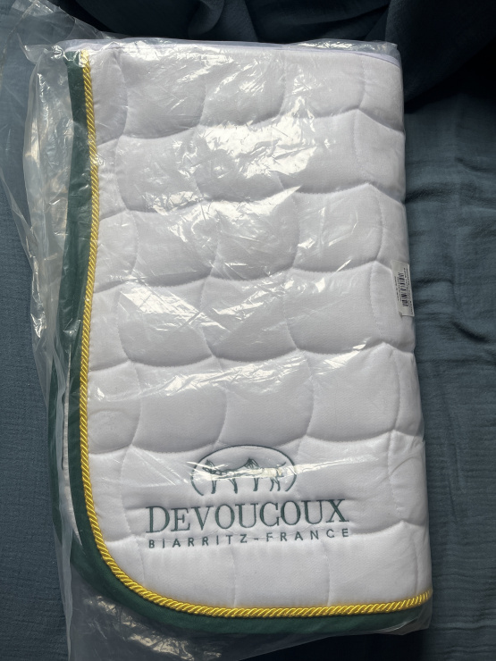 Tapis de selle Devoucoux Collectors blanc (neuf) occasion