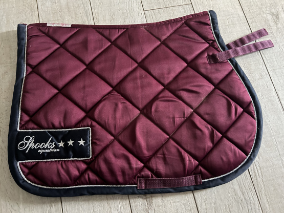 Tapis de selle Spooks bordeaux occasion