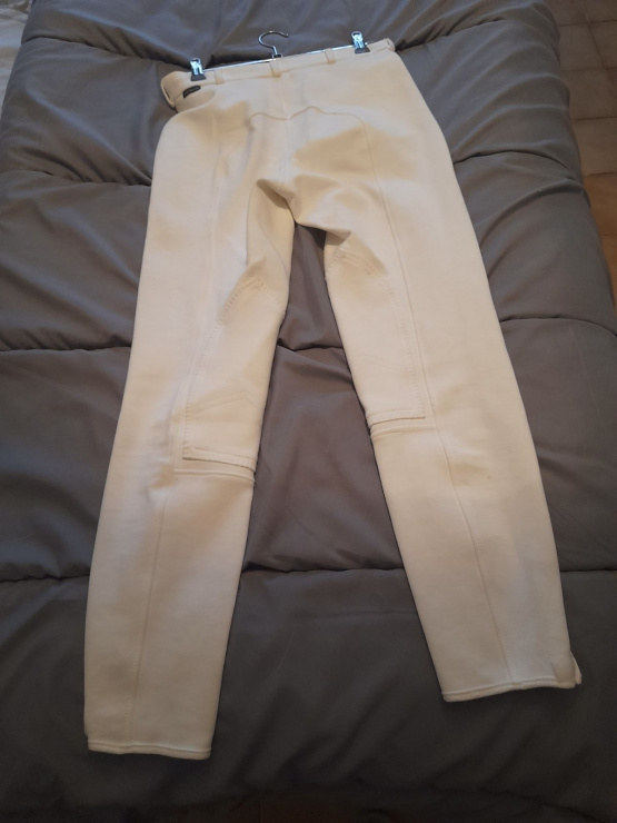 Pantalon équitation Fouganza blanc (36) neuf occasion