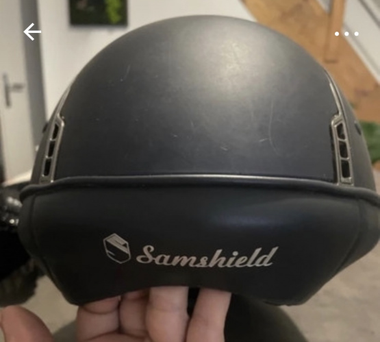 Casque Samshield bleu (56) occasion