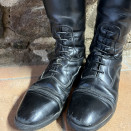 Bottes équitation Fellini cuir noir (38) occasion