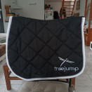 Ensemble tapis de selle & bonnet Freejump noir occasion