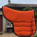 Tapis de selle Burioni orange occasion