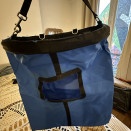 Sac à foin premium Equithème bleu en tissu occasion