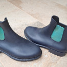 Boots équitation Fouganza bleu T34 occasion