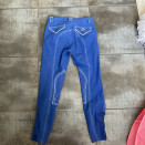 Pantalon équitation bleu et blanc (12 ans) occasion