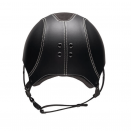 Casque équitation Egide epona cuir noir visière lady (57) neuf occasion