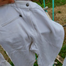 Pantalon d'équitation concours Fouganza blanc (42) occasion