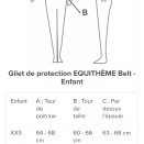 Gilet de protection Equithème (XS) occasion