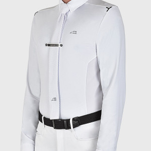 Polo de concours Equiline colbyc blanc (XL) neuf occasion