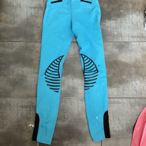 Pantalon équitation HKM starlight équine bleu (14 ans) occasion