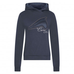 Sweat Eurostar à capuche esliana navy (XS) neuf occasion