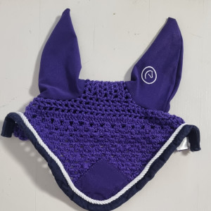 Bonnet équitation Equithème violet (cheval) neuf occasion