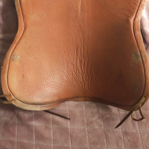 Assise en cuir pour selle western occasion