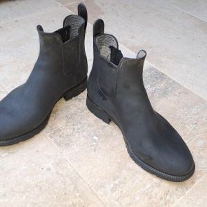 Boots équitation Fouganza noir T35 occasion