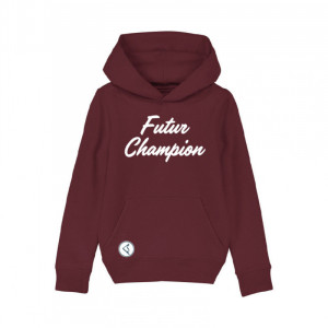 Sweat à capuche Kevin Staut futur champion bordeaux (3/4 ans) neuf occasion