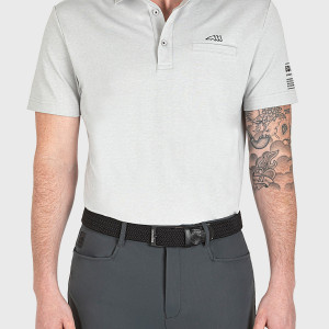 Polo Equiline conrac gris (S) neuf occasion