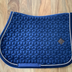 Tapis de selle Kentucky Basic Velvet bleu marine occasion