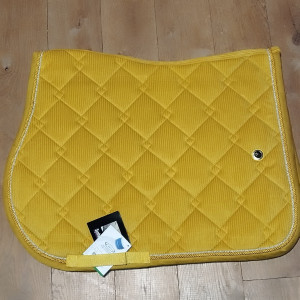 Tapis de selle Lami- Cell jaune (cheval) neuf occasion